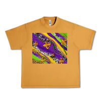 Peanut Butter mardi gras fleur delis leopard and cowhide Urban Heavy Tee - AdoDesignShop