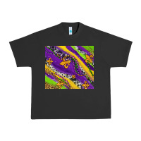 Pigment Black mardi gras fleur delis leopard and cowhide Urban Heavy Tee - AdoDesignShop