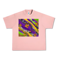 Salmon mardi gras fleur delis leopard and cowhide Urban Heavy Tee - AdoDesignShop