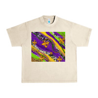 Sandshell mardi gras fleur delis leopard and cowhide Urban Heavy Tee - AdoDesignShop