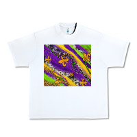 White mardi gras fleur delis leopard and cowhide Urban Heavy Tee - AdoDesignShop
