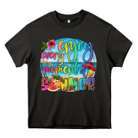 Asphalt enjoy every moment of summer Heavy Core Tee - HRA Design Shop