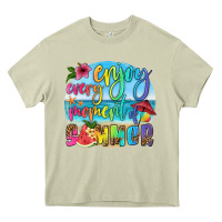 Mossy enjoy every moment of summer Heavy Core Tee - HRA Design Shop