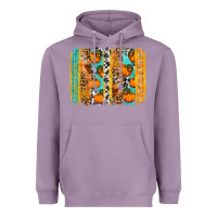 Lavender Fall Pumpkin brushstrokes Heavyweight Hoodie - NancyCooperArtShop