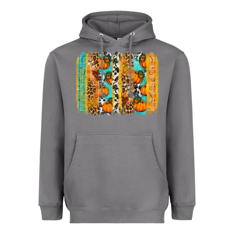 Fall Pumpkin Brushstrokes Heavyweight Hoodie by NancyCooperArtShop | Teevron