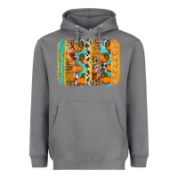 Storm Fall Pumpkin brushstrokes Heavyweight Hoodie - NancyCooperArtShop