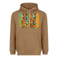 Toasted Coconut Fall Pumpkin brushstrokes Heavyweight Hoodie - NancyCooperArtShop