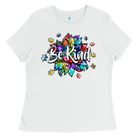 White be kind2 Ladies Tee - SublimationCraftShop