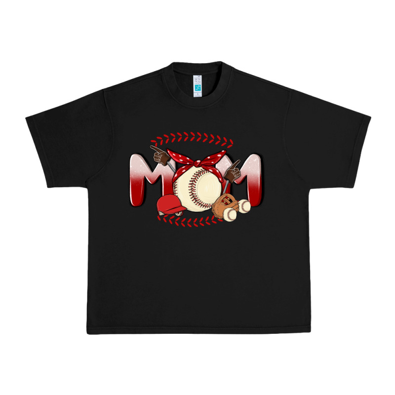 Baseball Mom Urban Heavy Tee by MaliasSmallBusiness | Teevron