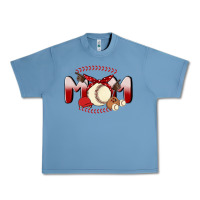 Pebble Blue baseball mom Urban Heavy Tee - MaliasSmallBusiness