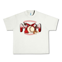 Pistachio baseball mom Urban Heavy Tee - MaliasSmallBusiness