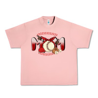 Salmon baseball mom Urban Heavy Tee - MaliasSmallBusiness