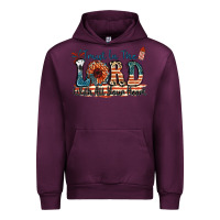 Mauve Wine Trust in the lord with all your heart Urban Hoodie - FaDigitalArtStudio