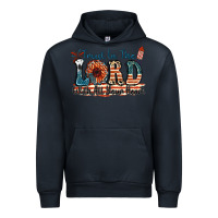 Navy Trust in the lord with all your heart Urban Hoodie - FaDigitalArtStudio