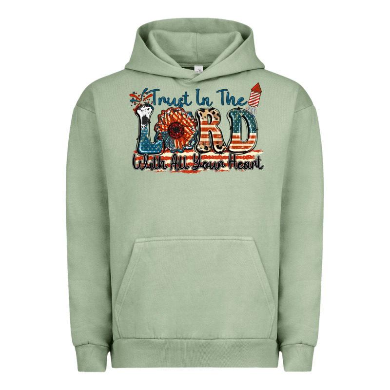 Trust In The Lord With All Your Heart Urban Hoodie by FaDigitalArtStudio | Teevron