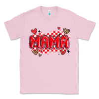 Bubblegum Pink valentine mama Classic Tee - MaliasSmallBusiness