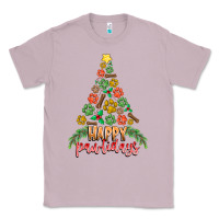 Lilac paw print christmas tree Classic Tee - CowhideDigitalArt