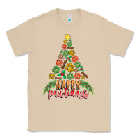 Mushroom paw print christmas tree Classic Tee - CowhideDigitalArt