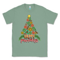 Sage paw print christmas tree Classic Tee - CowhideDigitalArt