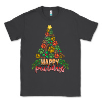 Smoke paw print christmas tree Classic Tee - CowhideDigitalArt