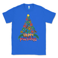 True Royal paw print christmas tree Classic Tee - CowhideDigitalArt