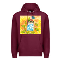 Burgundy life is short make it sweet Premium Hoodie - TumblerDesignByShophia