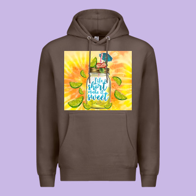 Life Is Short Make It Sweet Premium Hoodie Designed By Tumblerdesignbyshophia