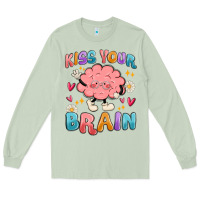 Matcha kiss your brain Long Sleeve Tee - MaliasSmallBusiness