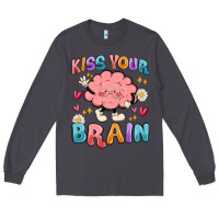 Smoke kiss your brain Long Sleeve Tee - MaliasSmallBusiness