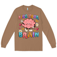 Toasted Coconut kiss your brain Long Sleeve Tee - MaliasSmallBusiness