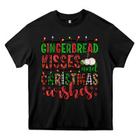 Black gingerbread kisses and christmas wishes Heavy Core Tee - FaDigitalArtStudio