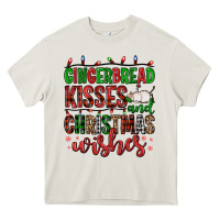 Cream gingerbread kisses and christmas wishes Heavy Core Tee - FaDigitalArtStudio