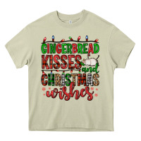 Mossy gingerbread kisses and christmas wishes Heavy Core Tee - FaDigitalArtStudio
