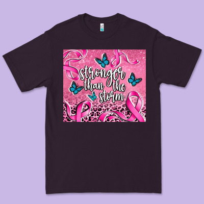 Stronger Than The Stormcancer Premium Tee Designed By Adodesignshop