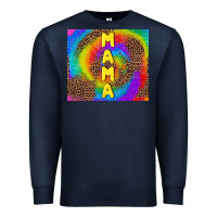 Navy mama tie dye Premium Sweatshirt - TumblerDesignByShophia