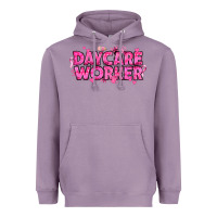 Lavender Breast Cancer Daycare Worker Heavyweight Hoodie - texasbilliewilder