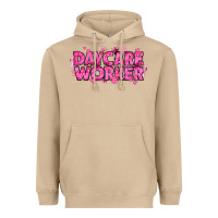 Mushroom Breast Cancer Daycare Worker Heavyweight Hoodie - texasbilliewilder