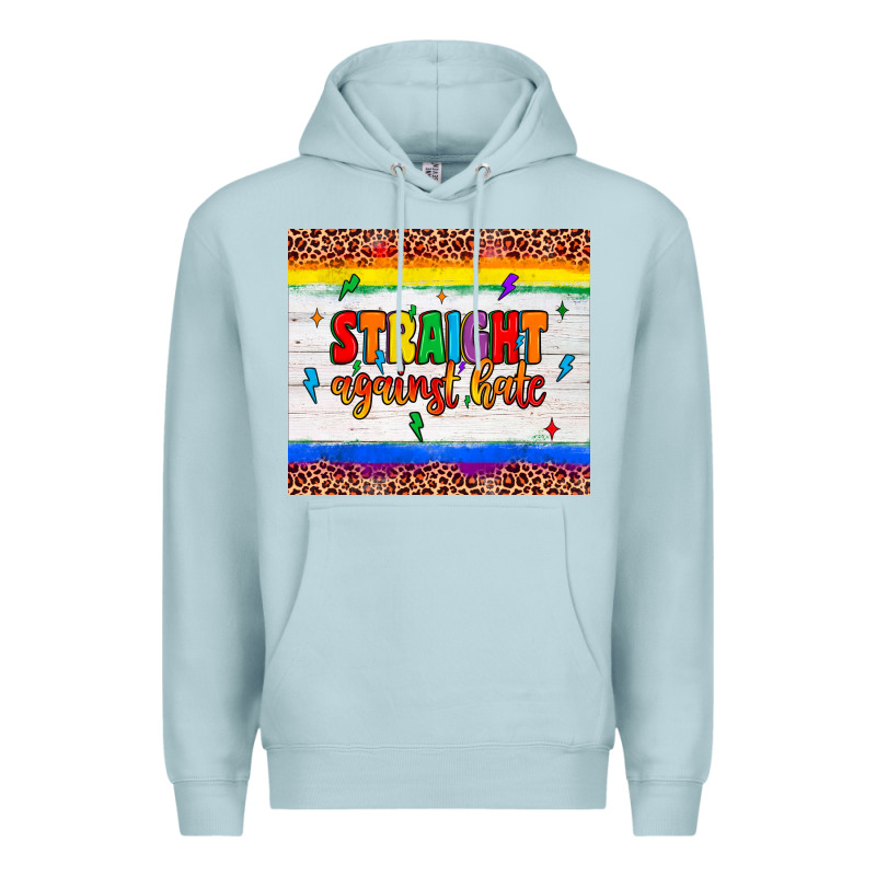 Straight Against Hate Tumbler Premium Hoodie by JahusDesignShop | Teevron