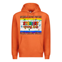 Carrot straight against hate tumbler Premium Hoodie - JahusDesignShop