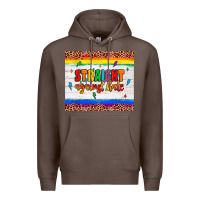 Coffee straight against hate tumbler Premium Hoodie - JahusDesignShop