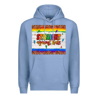 Colony Blue straight against hate tumbler Premium Hoodie - JahusDesignShop