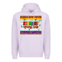 Lilac straight against hate tumbler Premium Hoodie - JahusDesignShop