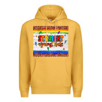 Mustard straight against hate tumbler Premium Hoodie - JahusDesignShop