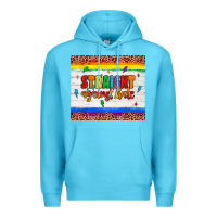 Ocean Blue straight against hate tumbler Premium Hoodie - JahusDesignShop