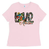 Bubblegum Pink love autism Ladies Tee - SublimationCraftShop