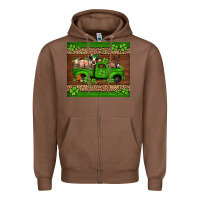 Chestnut st Patricks farm animals truck Zipper Hoodie - Jasminsmagicworld