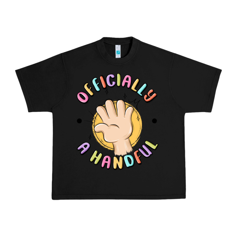 Officially A Handful Urban Heavy Tee by MaliasSmallBusiness | Teevron