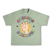 Oil Green officially a handful Urban Heavy Tee - MaliasSmallBusiness