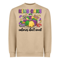 Mushroom king cake calories don't count Heavyweight Sweatshirt - MaliasSmallBusiness