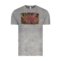 Camouflage Pink Leopard Background Vintage Tee | Teevron